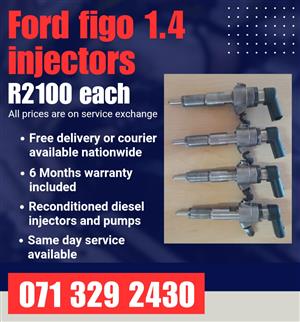 FORD FIGO 1.4 INJECTORS FOR SALE WITH WARRANTY 
