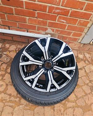 Isuzu V-cross spare wheel 