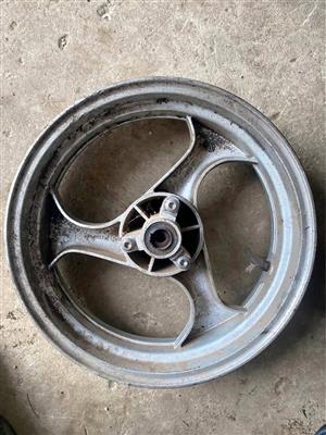 Scooter rim. Meyerton bike scrapyard new and secondhand spares and accessories. We stripping bikes