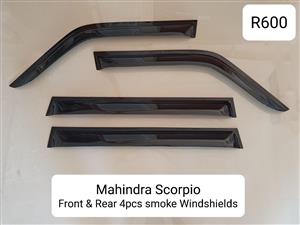 Mahindra Scorpio Front + Rear Smoke Colour Windshields