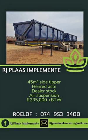 45 cube side tipper