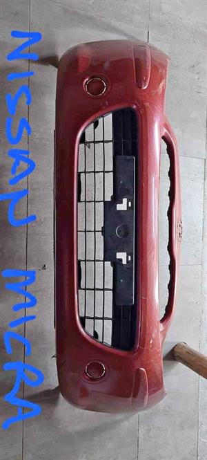 Nissan micra front bumper used