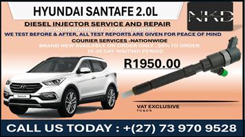 Hyundai Santafe 2.0L Diesel Injectors 