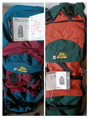 Back Packers Thar & Boulder backpacks - brand new