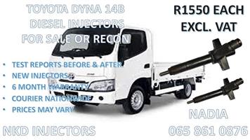 TOYOTA DYNA 14B DIESEL INJECTORS FOR SALE OR RECON