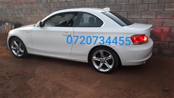 BMW 1 SERIES, 2012 MODEL, CENTRAL LOCK, POWER STEERING, SUNROOF, LEATHER SEATS, 