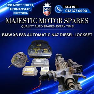 BMW X3 E83 N47 Diesel Lockset – Used