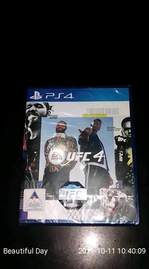 Brand New UFC 4 game PS4