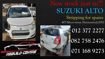 NEW STOCK JUST IN SUZUKI ALTO STRIPPING FOR SPARES.