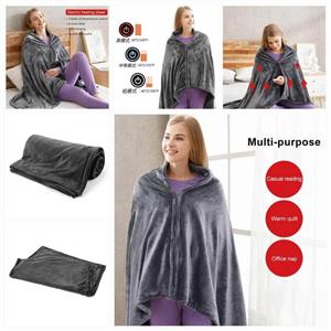 USB Heated Electric 2-in-1 Shawl & Blanket  On order only