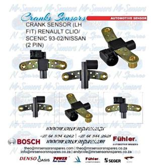Crank Sensor (LH FIT) Renault Clio Scenic 93-02 Nissan (2 PIN)