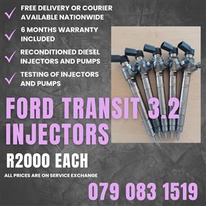 FORD TRANSIT 3.2 INJECTORS FOR SALE WITH WARRANTY INCLUDED 