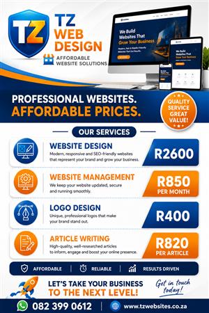 Affordable Website Design In Randpark Ridge 