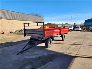 New 6000kg dropside farm trailers