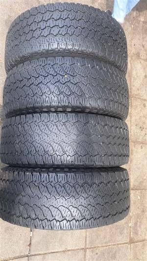 Toyota Legend 50 rims & 265/60R18 General grabber tires. Leave your whatsapp num