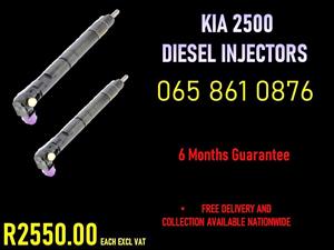 KIA 2500 DIESEL INJECTORS FOR SALE OR RECONDITIONING