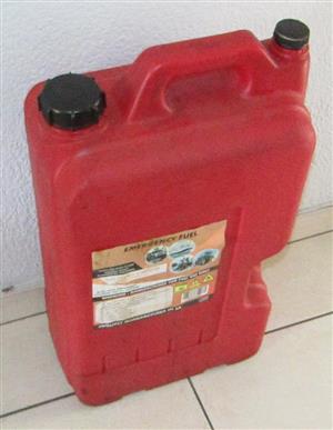 25L Red Petrol Jerrycan - no spout!