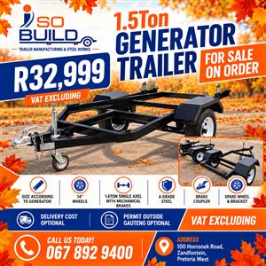 Generators Trailers for sale on order