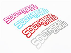 SouthSide Crew Vinyl Sticker 30×8.5cm (pair)