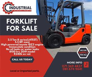 2.5 Ton 8 series toyota forklift
