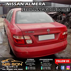 Nissan Almera Stripping For Spares