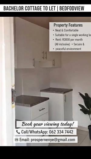 BACHELOR COTTAGE TO LET | BEDFORDVIEW