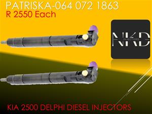 AFFORDABLE DIESEL INJECTORS FOR KIA 2500 DELPHI INJECTORS FOR SALE