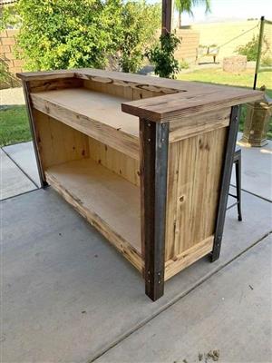 Wooden Bar Counter for Home – Modern Design Ideas