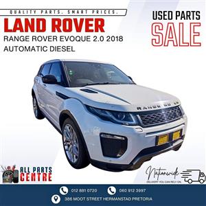 Land Rover Range Rover Evoque 2018 HSE 2.0 Diesel Automatic Stripping for Spares 