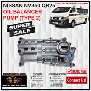 NISSAN NV350 QR25 OIL BALANCER PUMP (TYPE 2)
