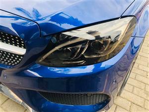 Headlight smoke light black