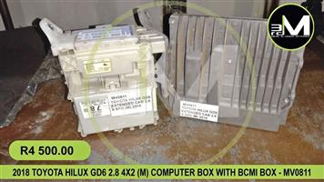 2018 TOYOTA HILUX GD6 2.8 4X2 (M) COMPUTER BOX WITH BCMI BOX - MV0811