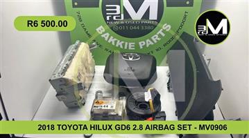 2018 TOYOTA HILUX GD6 2.8 AIRBAG SET - MV0906