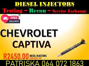 GET YOUR DIESEL INJECTORS FOR CHEVROLET CAPTIVA NEW OR RECON