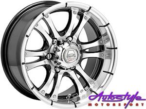 15″ A-Line Fear  5/114 Alloy Wheels