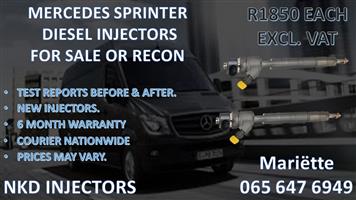 SPRINTER MERCEDES BOSCH INJECTORS