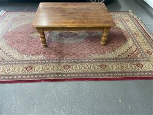 Carpet and Coffee Table