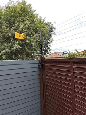 Electric fence, gate motor