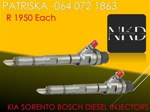 AFFORDABLE DIESEL INJECTORS FOR KIA SORENTO BOSCH INJECTORS FOR SALE