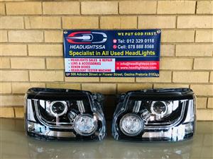 Range Rover Discovery 4 L319 left and right side xenon headlights (15 pin) 