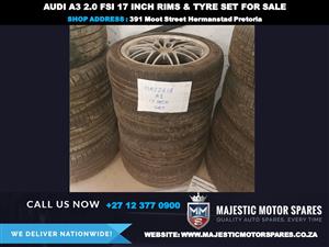 Audi A3 2.0 FSI rims tires set for sale
