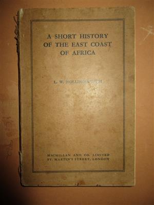   East Coast of Africa History book    