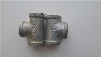 Create Small Oxigen Network with these galvanised T's 3/8. Times 13. Suitable fo