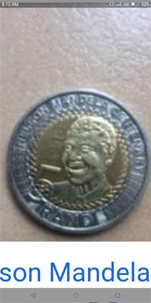 Nelson Mandela centenary coin