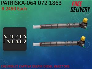 CHEVROLET CAPTIVA DELPHI DIESEL INJECTORS FOR SALE