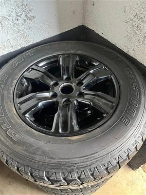Ford Ranger 17” Mag Rims (With Used Tyres)