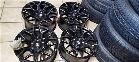 17inch RHC OFF ROAD mags,fit on Ford Ranger,Toyota Hilux ,Isuzu etc, (6x139pcd) new set