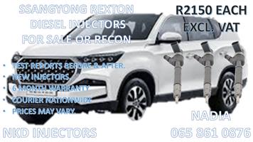DIESEL INJECTORS FOR SALE FOR SSANGYONG REXTON