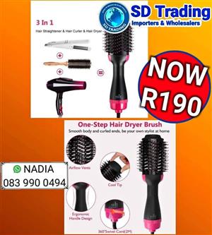 One-Step Hot Air Brush Hair Dryer and Styler