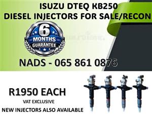 ISUZU DTEQ KB259 DIESEL INJECTORS FOR SALE / RECON WITH WARRANTY THOHOYANDOU